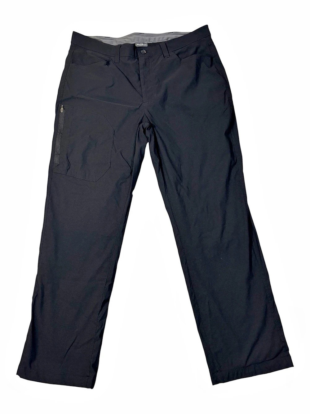 Eddie Bauer Pants, Fleece Lined First Ascent Pro Pants Cargo Tech, Black, 36x30